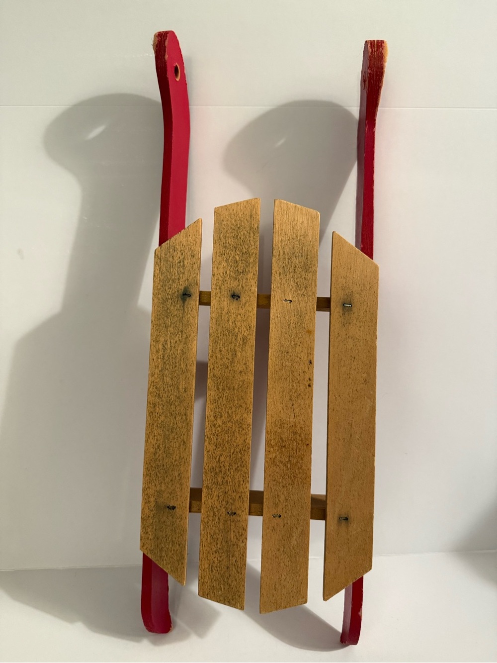Vintage Made in Taiwan 15” x 5.5” Decorative Sled